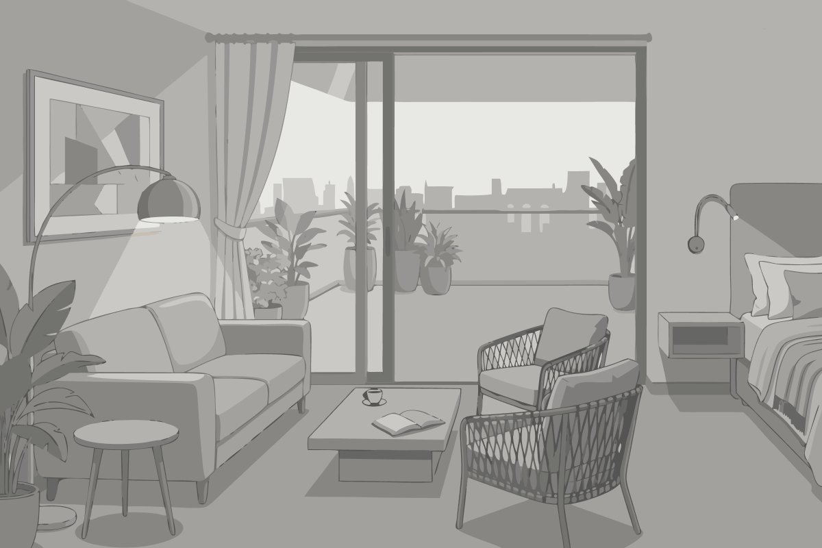 Double Room with Balcony and Sea View